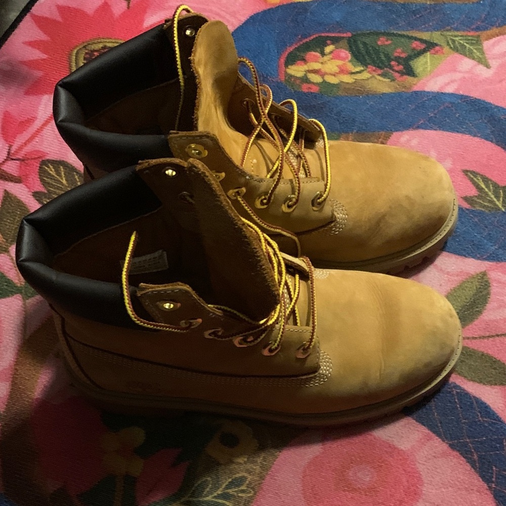 Classic Timberlands Nubuck Tan Boots